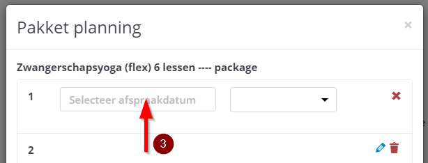 Package zelf plannen 3