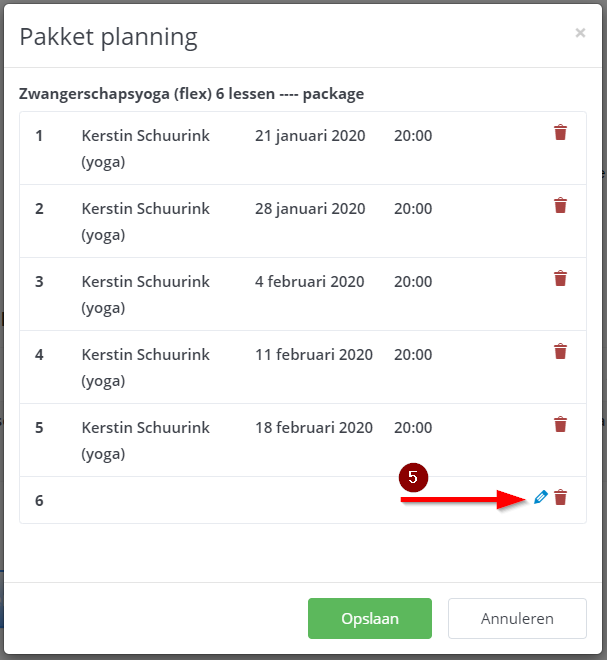Package zelf wijzigen 5