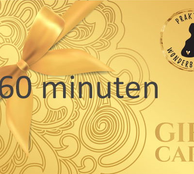 Wonderbaarlijk yoga gift card zwangerschapsmassage 60 min